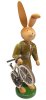 71423 Hase mit Fahrrad 25 cm