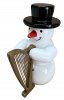 31503 Figur Schneemann- Harfe groß 5,5cm