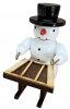 31505 Figur Schneemann - Hackbrett 5,5cm