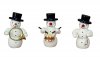 Schneemann mit Waldhorn, Trommel und Triangel  5,5 cm