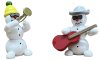 38060 Snowman Trompete - 38070 Gitarre 6cm