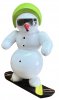 38201 Snowman mit Snowboard 5,5cm