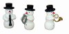 Schneemann mit  Oboe, Leier u. Horn   5,5cm