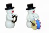 Schneemann mit Schellenring u. Pauke   5,5cm