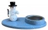 43501 Lichthalter Schneemann m. Teelicht 6,0cm